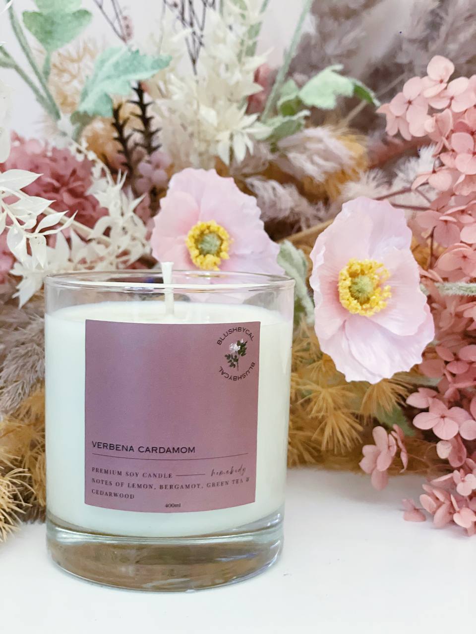 Verbena Cardamom Scented Candle 400ml