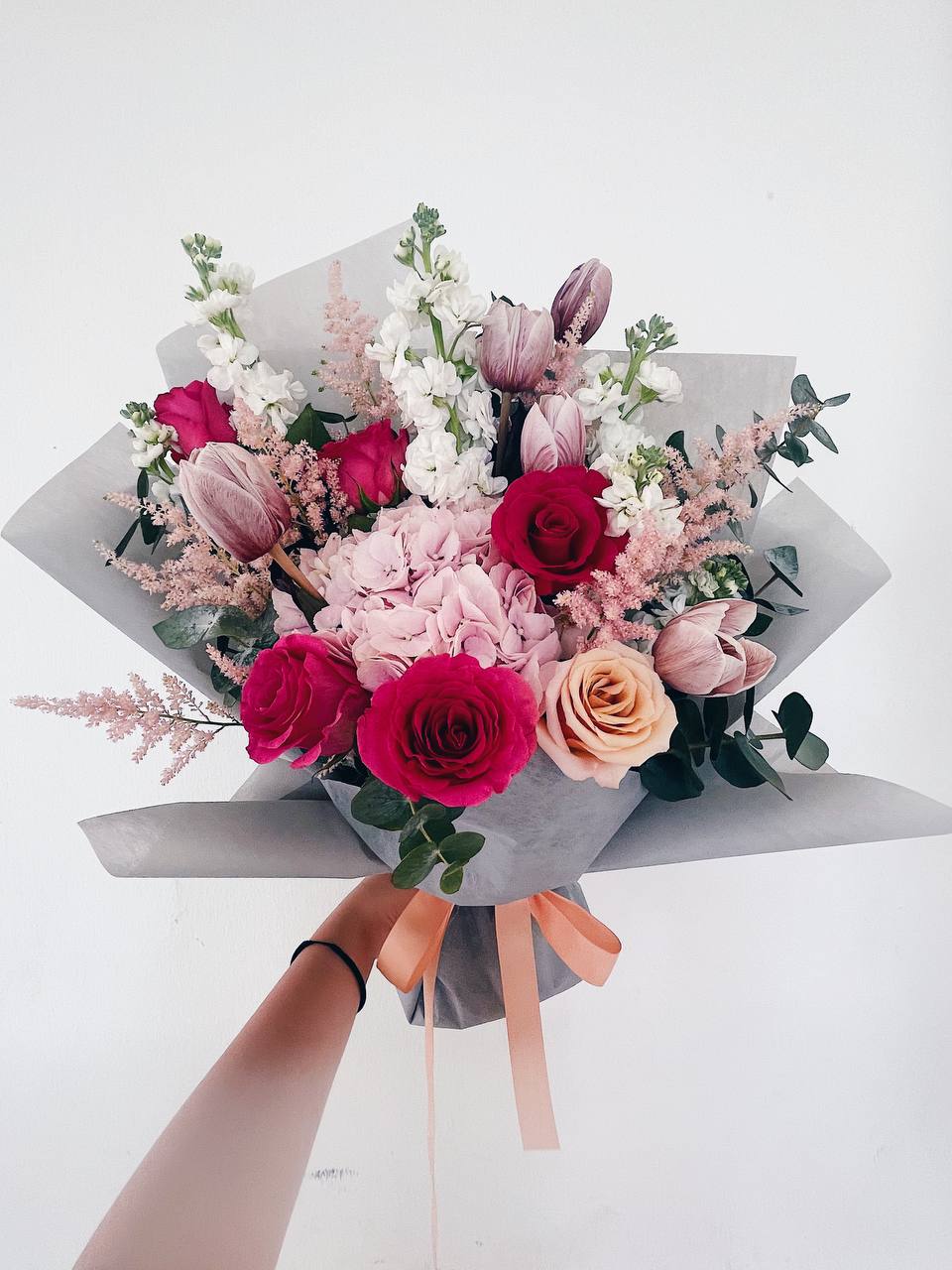 Pink Hydrangea Bouquet