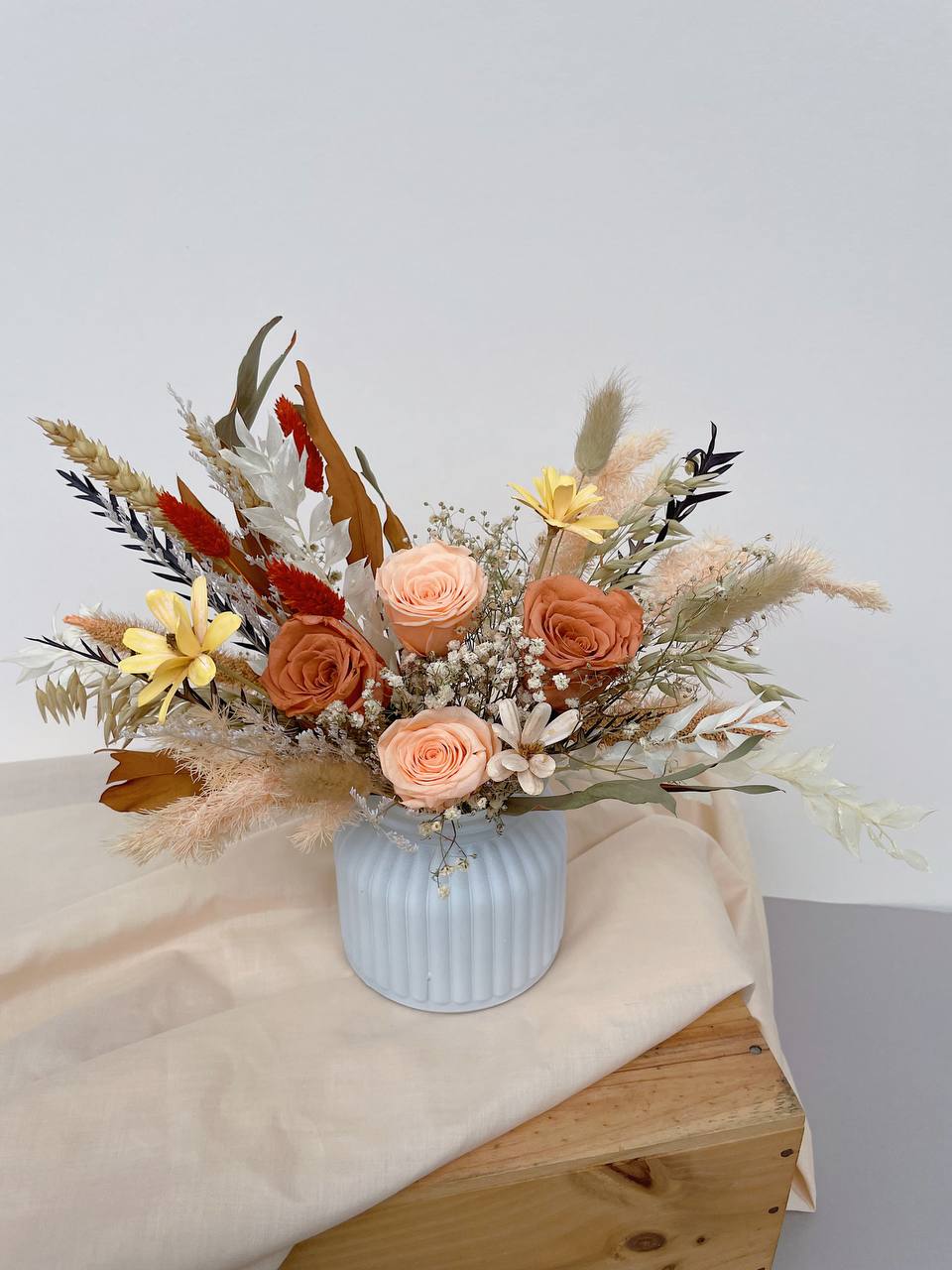 Sunny Preserved Vase