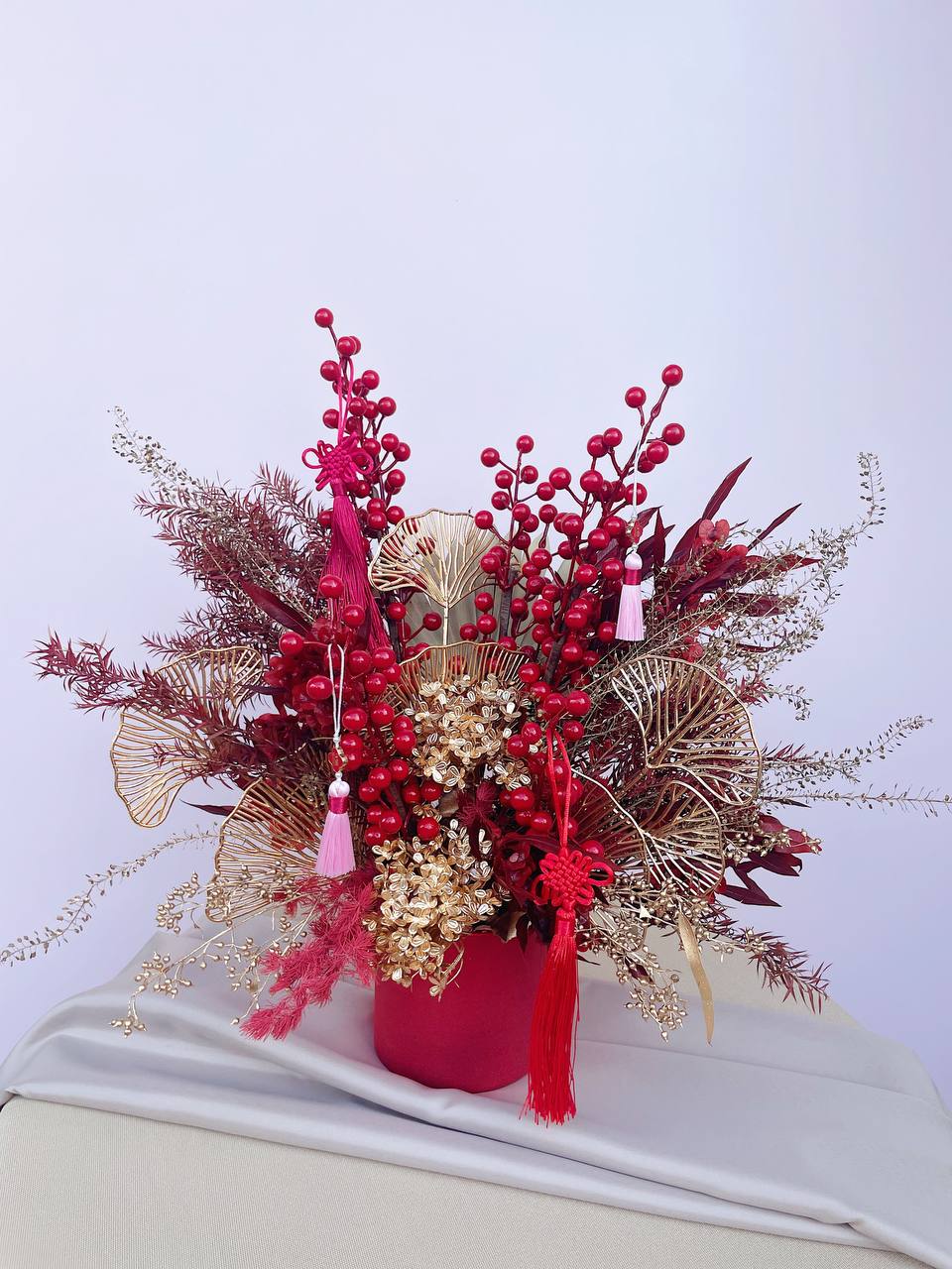 Blooming Wealth Box in Red