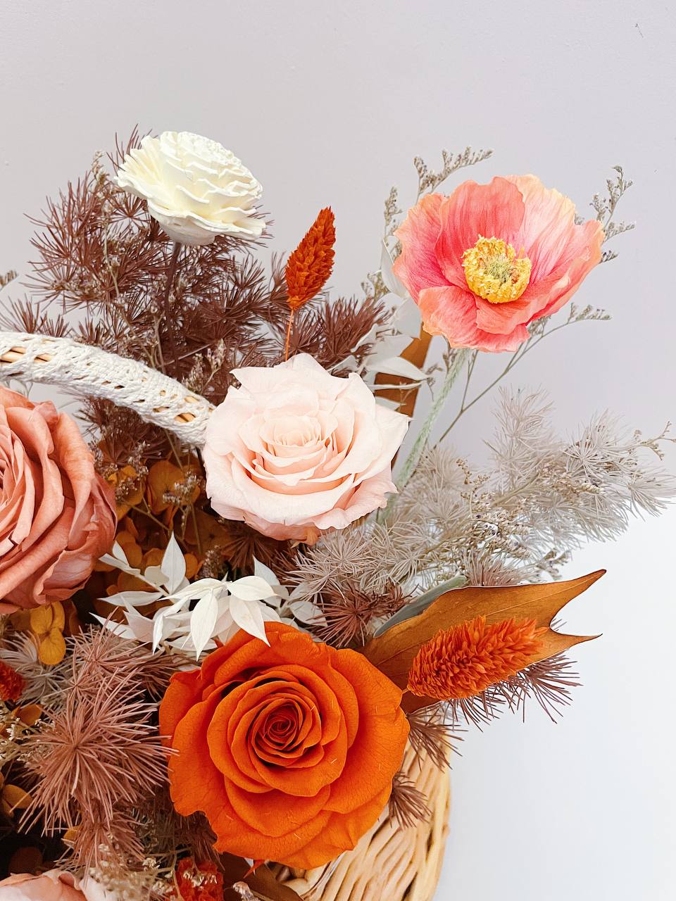 Magnolia Preserved Basket