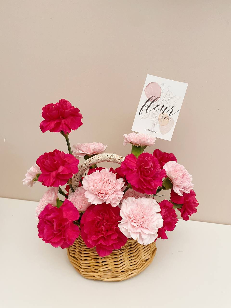 Carnation Summer Basket