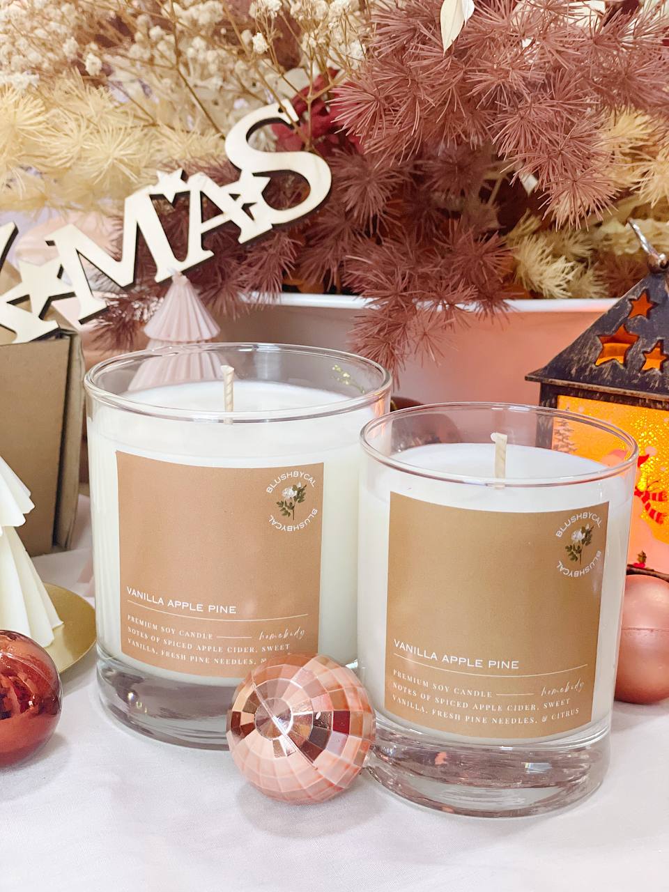 Vanilla Apple Pine Scented Candle 400ml