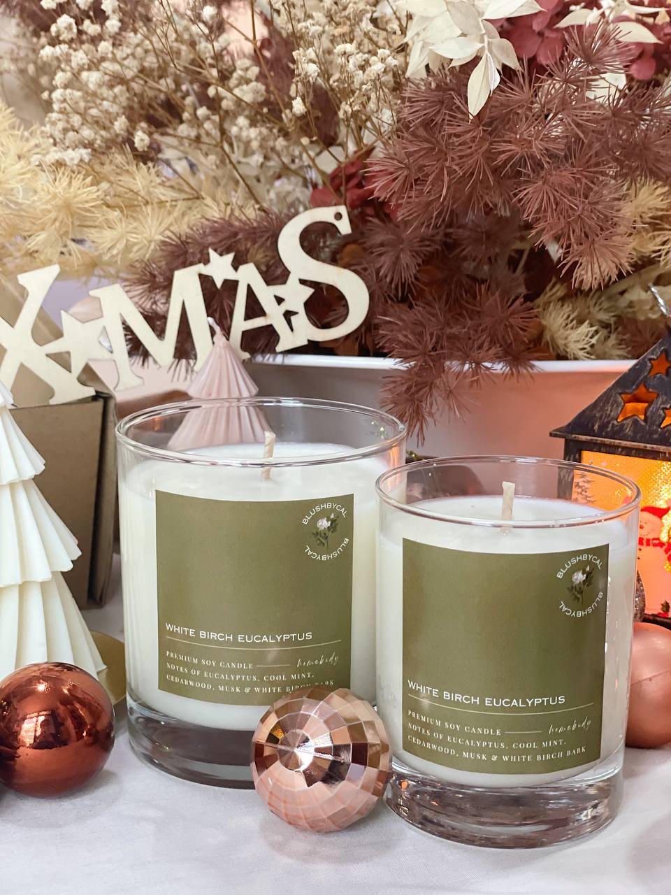 White Birch Eucalyptus Scented Candle 400ml