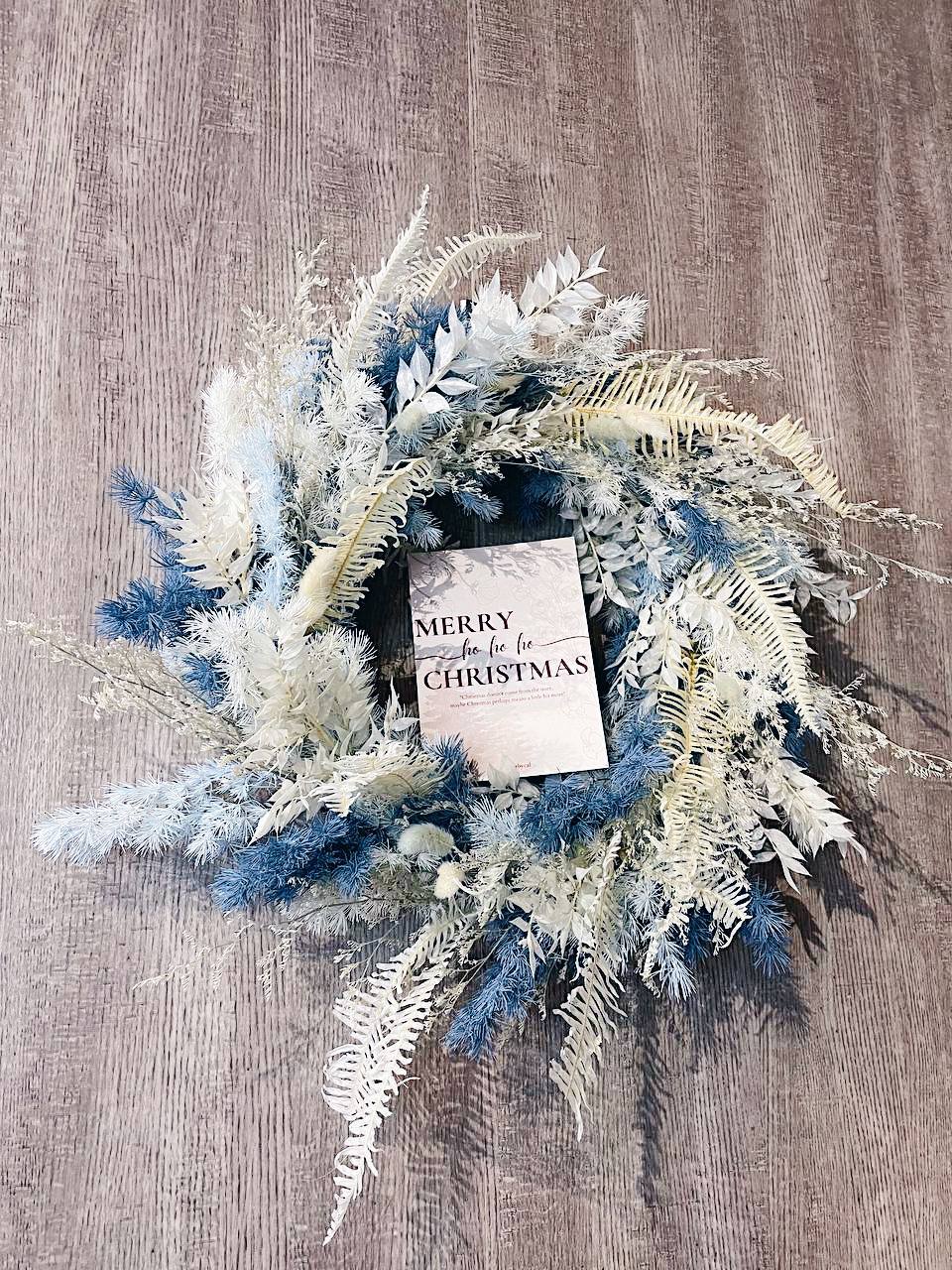 Winter Preserved Christmas Wreath