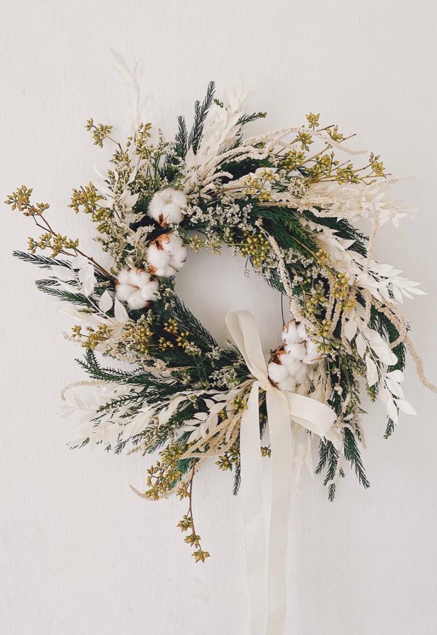Classic Preserved Christmas Wreath