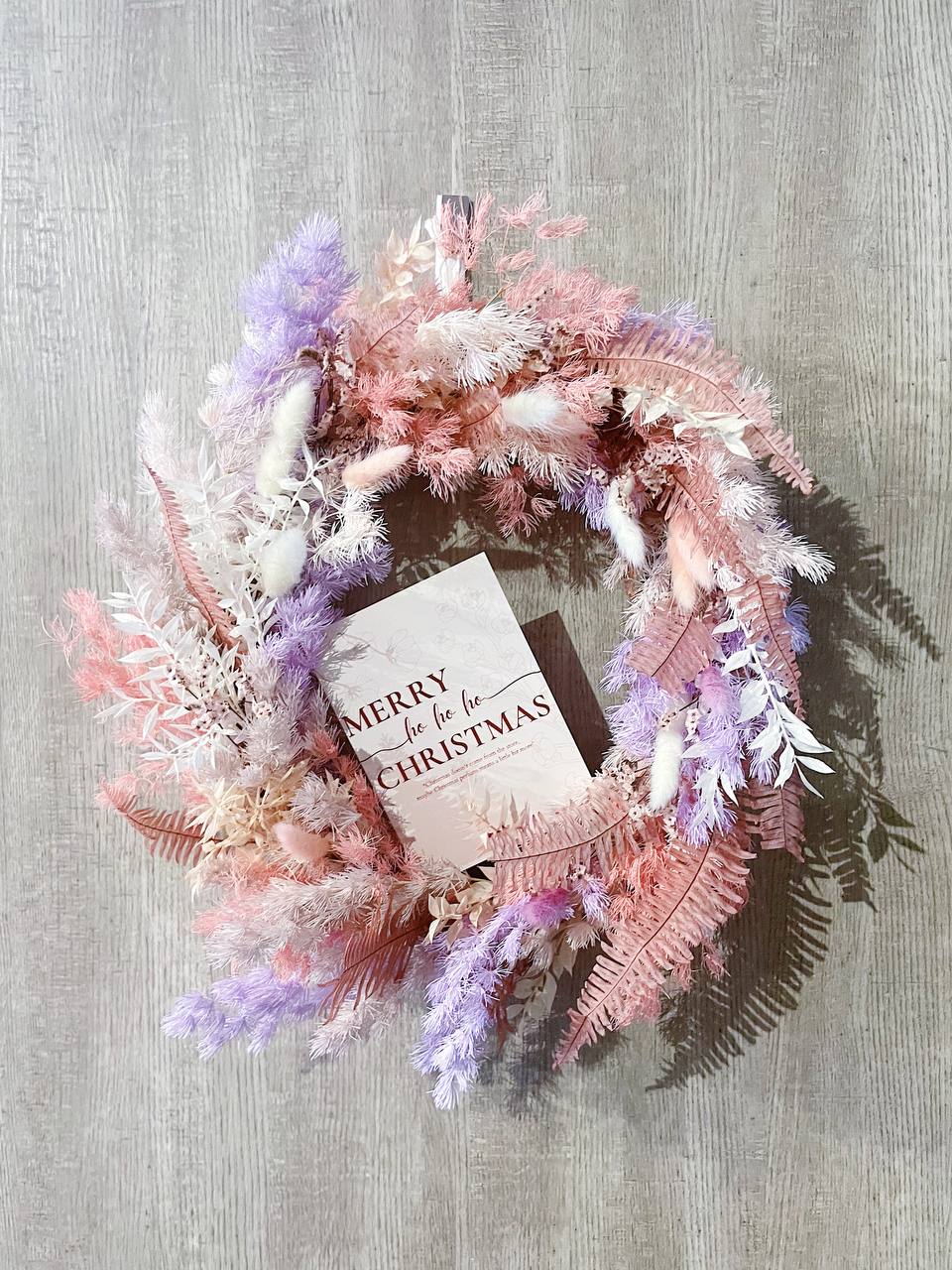 Frosty Preserved Christmas Wreath