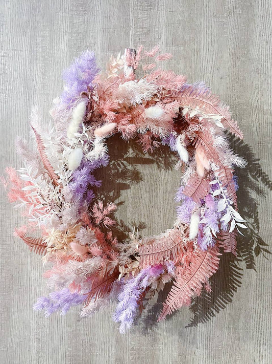 Frosty Preserved Christmas Wreath