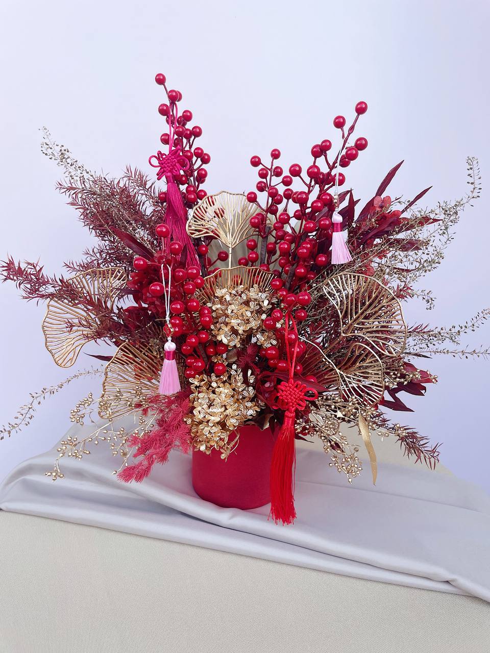 Blooming Wealth Box in Red