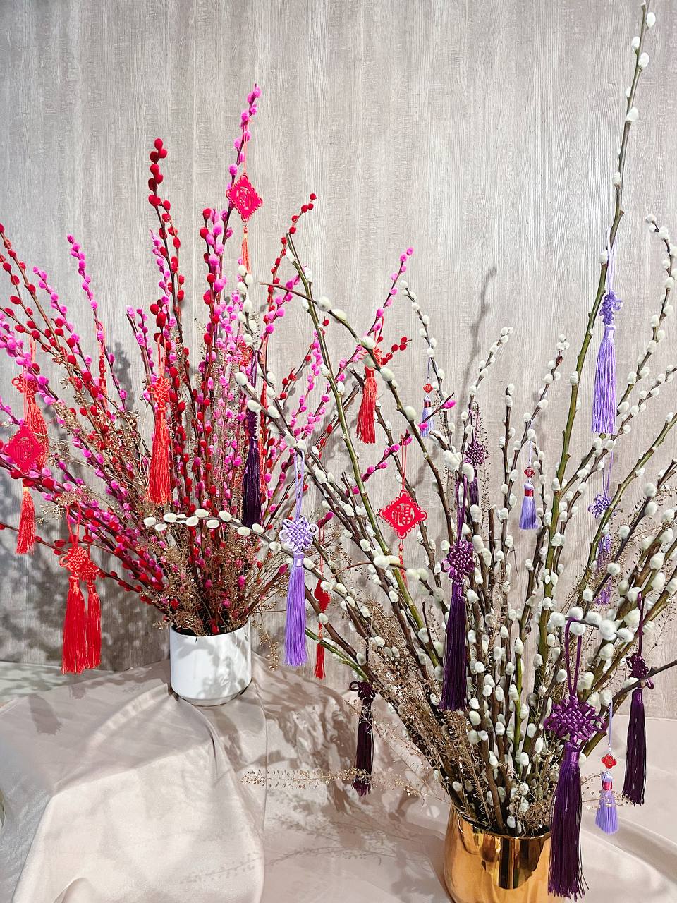 Fortune in Classic Red and Pink