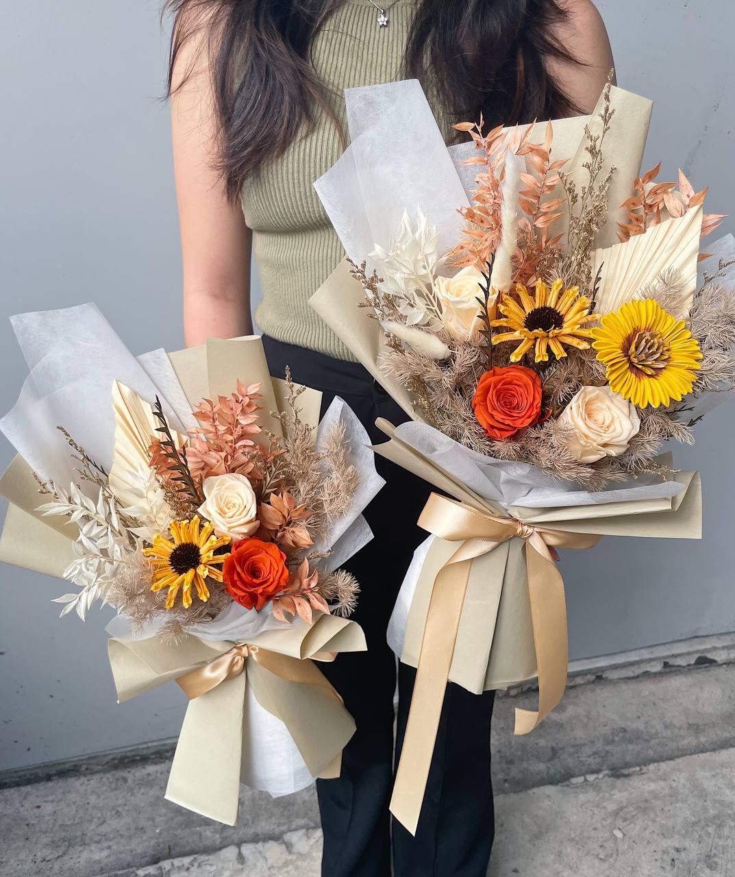 Small Preserved Sunflower Bouquet