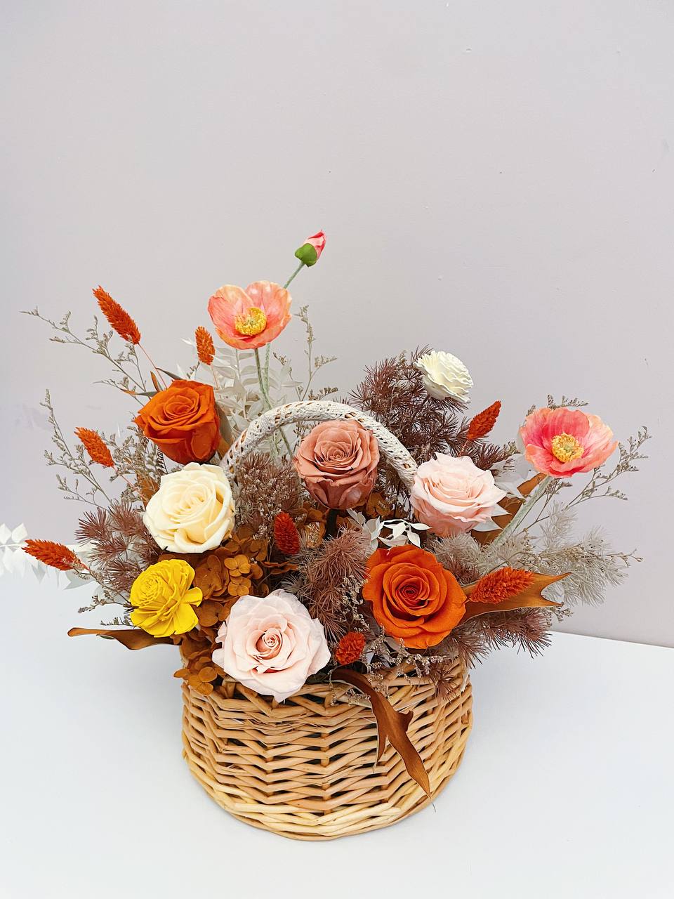 Magnolia Preserved Basket