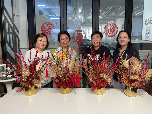 CNY Vase Arrangement Workshop