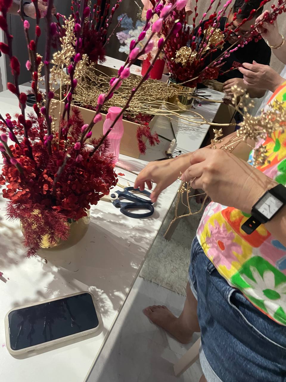 CNY Vase Arrangement Workshop