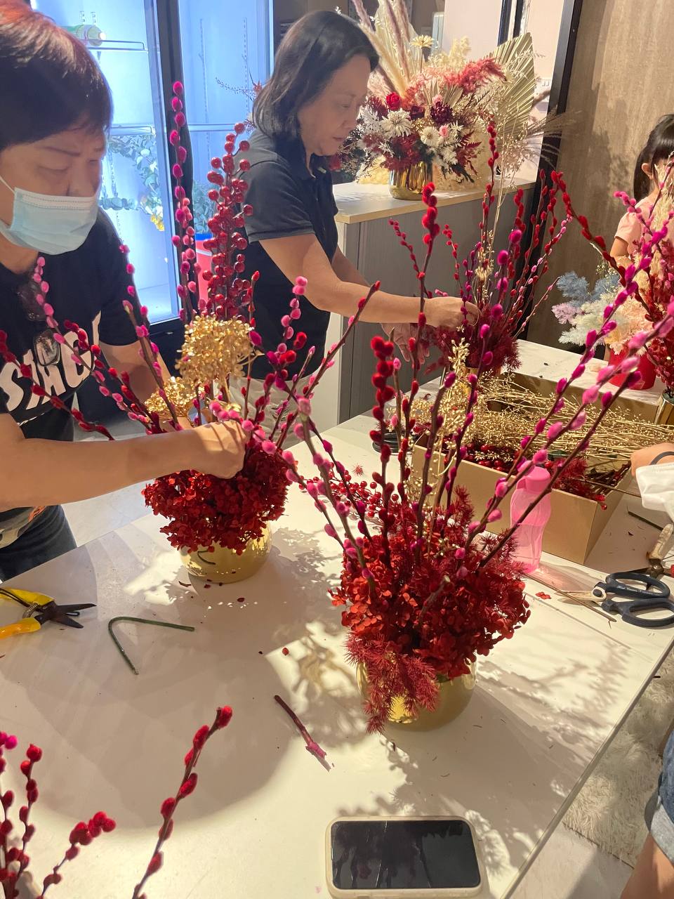 CNY Vase Arrangement Workshop